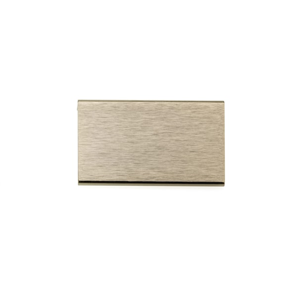 Richelieu 1-31/32 in. (50 mm) Center-to-Center Champagne Bronze Contemporary Edge Pull - BP989850CHBRZ