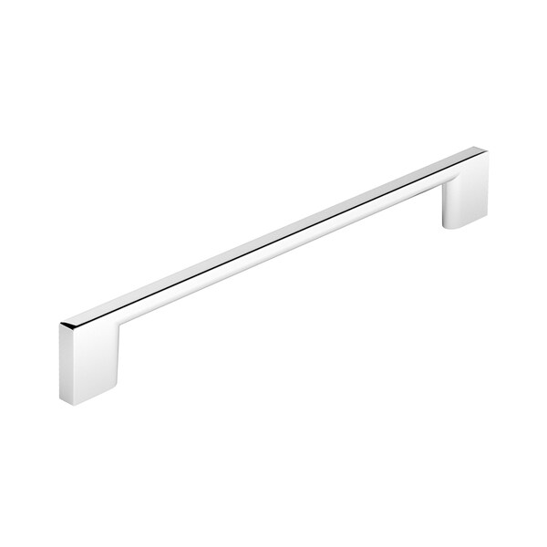 Richelieu 7 9/16 in (192 mm) Center-to-Center Chrome Contemporary Drawer Pull - BP8160192140