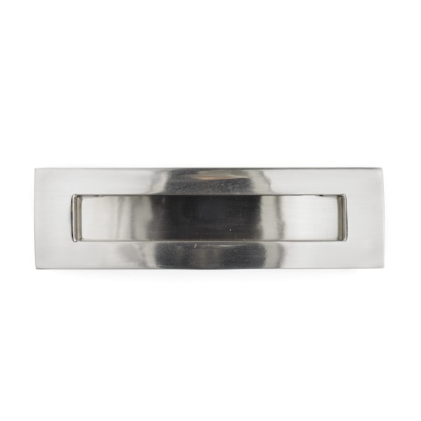 Richelieu 5-1/16 in. (128 mm) Center-to-Center Brushed Nickel Contemporary Recessed Pull - BP310075172195