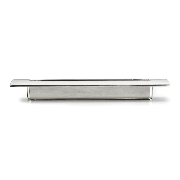 Richelieu 5-1/16 in. (128 mm) Center-to-Center Brushed Nickel Contemporary Recessed Pull - BP310075172195