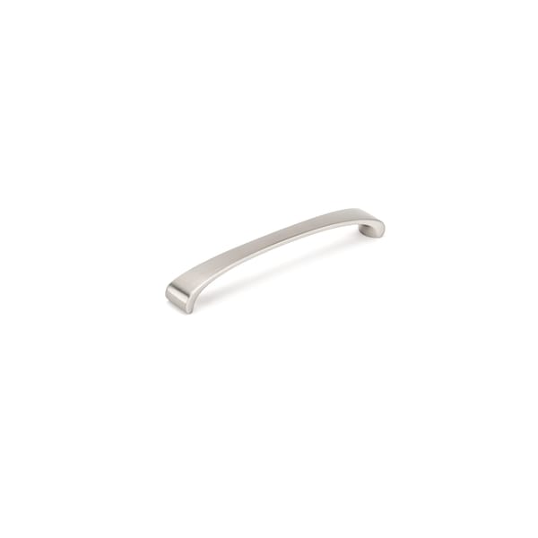 Richelieu 6 5/16 in (160 mm) Center-to-Center Brushed Nickel Contemporary Cabinet Pull - BP82871160195