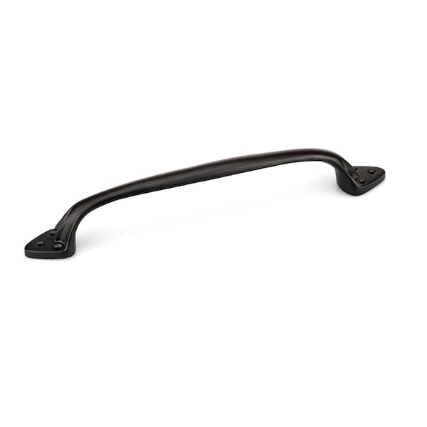 Richelieu 12 in (305 mm) Center-to-Center Matte Black Traditional Forged Iron Cabinet Pull Sheffield - BP9465305900