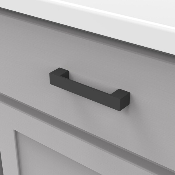 Heritage Designs Contemporary Pull 334 Inch 96mm Center to Center Matte Black Finish, 10PK - R078430MBX10B