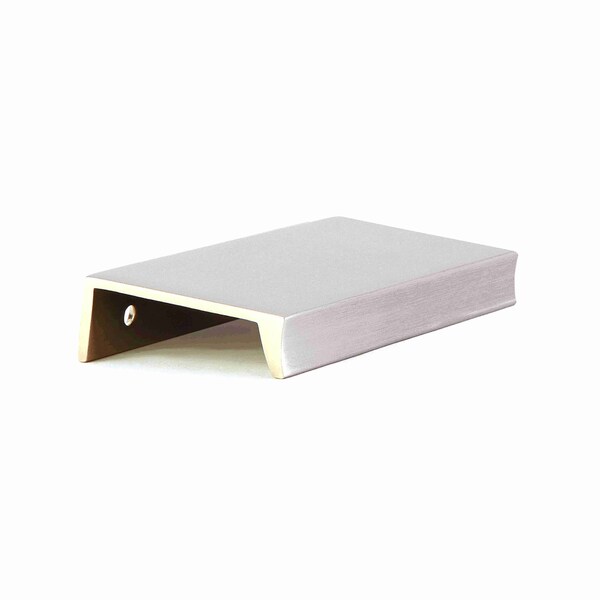 Schaub 3in Center to Center Sabre Edge Pull Brushed Nickel Finish - 10010-BN