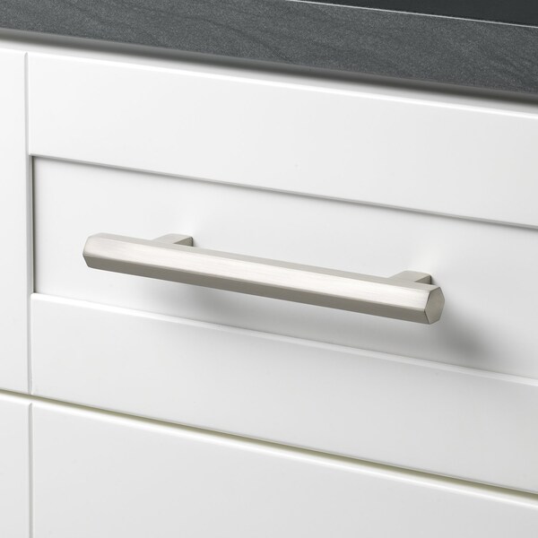 Gliderite Hardware 5-1/16 in. Center to Center Hexagon Bar Pull Satin Nickel, 25PK - 4791-128-SN-25