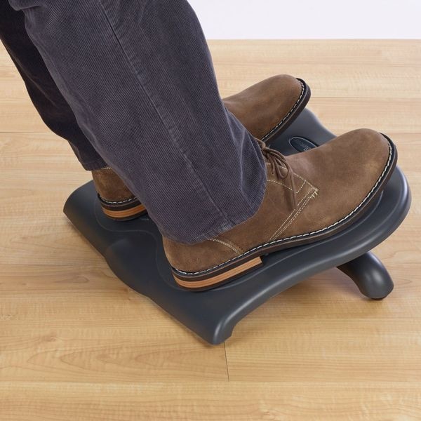Kensington Footrest, 17-3/4" x 14x3", Plastic Gray - K56152US
