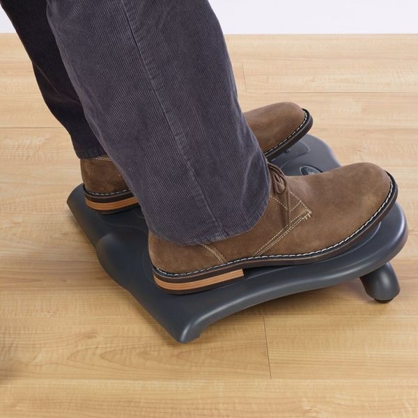 Kensington Footrest, 17-3/4" x 14x3", Plastic Gray - K56152US