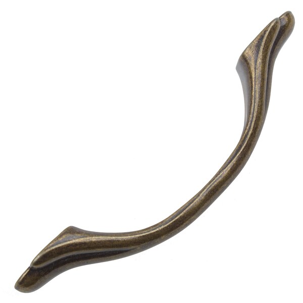 Gliderite Hardware 3 in. Center to Center Antique Brass Paw Pull - 4229-AB, 5PK - 4229-AB-5