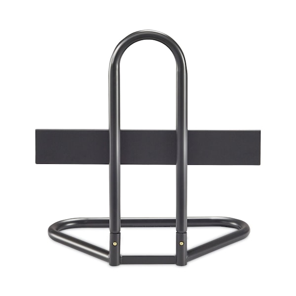 Safco Task Master Adjustable Height Footrest, 20w x 12d x 5 1/2h-15h, Black - 5124