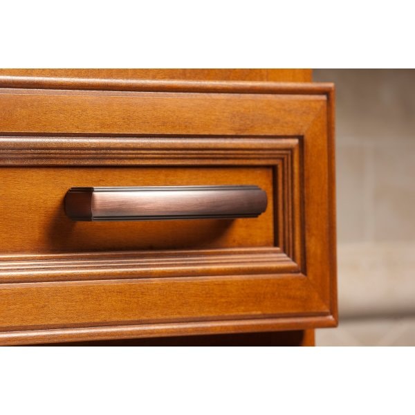 Jeffrey Alexander 96 mm Center-to-Center Brushed Oil Rubbed Bronze Delgado Cabinet Pull - 519-96DBAC