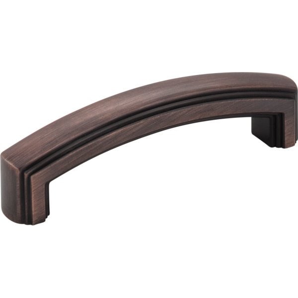 Jeffrey Alexander 96 mm Center-to-Center Brushed Oil Rubbed Bronze Delgado Cabinet Pull - 519-96DBAC