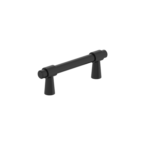 Amerock Destine 3 inch 76mm Center-to-Center Matte Black Cabinet Pull - BP37370FB
