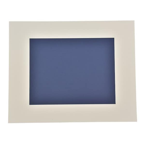 Sax Die-Cut Mat Boards, 16 x 20 Inches, White Pebble, Pack of 10 - 409664