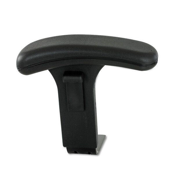 Safco Height Adjustable T-Pad Arms for Safco Uber Big/Tall Chairs, Blk, 1 PR - 3496BL