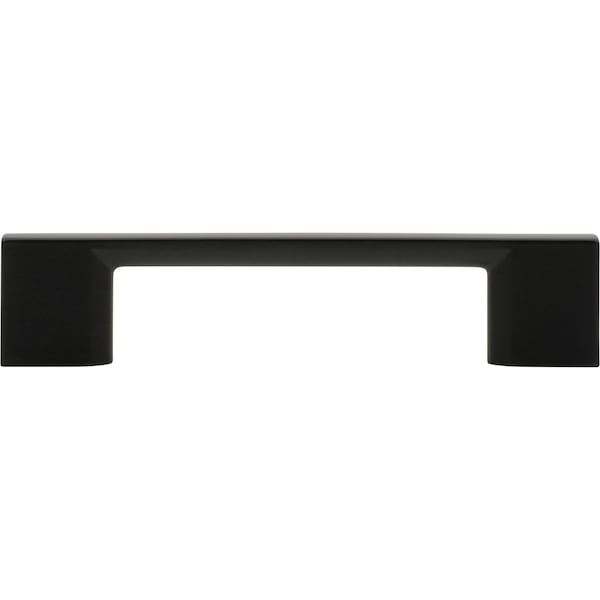 Designperfect 3-3/4'' Center-to-Center Square Cabinet Pull, Matte/Flat Black, 25PK - DPA25S793BLK