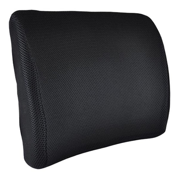 Blue Jay Blue Jay BJ105110 Lumbar Cushion with Straps Memory Foam; Black - BJ105110