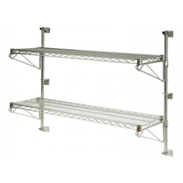 Focus Foodservice Focus Foodservice FWPS24CH 24 in. chromate finish wall post - FWPS24CH