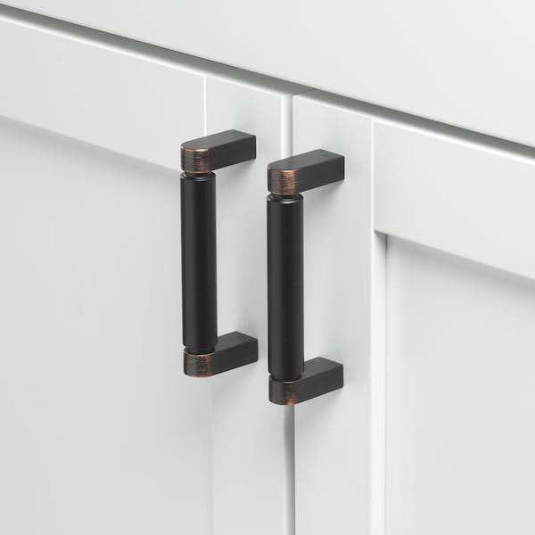 Gliderite Hardware 3-3/4 in. Center to Center Smooth Bar Pull - 4787-96-ORB, 10PK - 4787-96-ORB-10