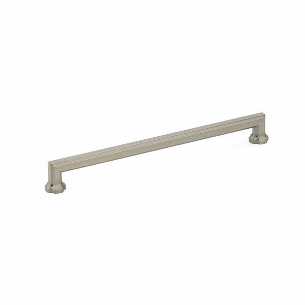 Schaub 10in Center to Center Empire Cabinet Pull Antique Nickel Finish - 886-AN