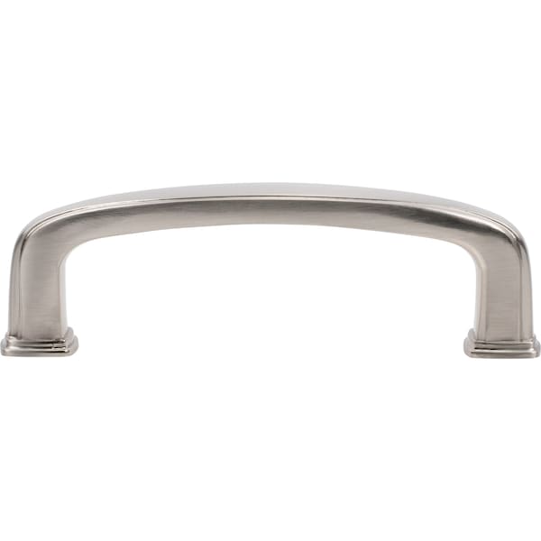 Designperfect 3'' Center-to-Center Square Cabinet Pull, Brushed Satin Nickel, 25PK - DPA25S872SNB