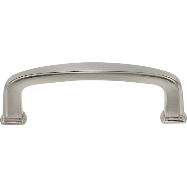 Designperfect 3'' Center-to-Center Square Cabinet Pull, Brushed Satin Nickel, 25PK - DPA25S872SNB