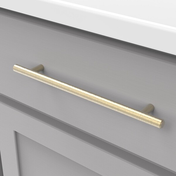 Hickory Hardware Bar Pulls Collection Pull 7-9/16 Inch 192mm Center to Center Champagne Bronze Finish - HH075597-CBZ