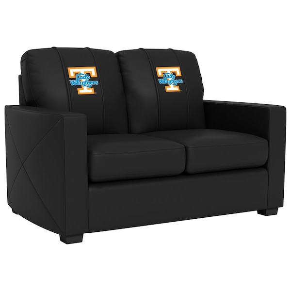 Dreamseat Silver Loveseat with Tennessee Lady Volunteers Logo - XZ7759003LSCDBK-PSCOL11031