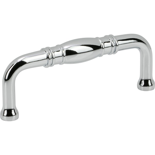 Designperfect 3'' Center-to-Center Handle Pull, Polished Chrome, 25PK - DPA25R572PC
