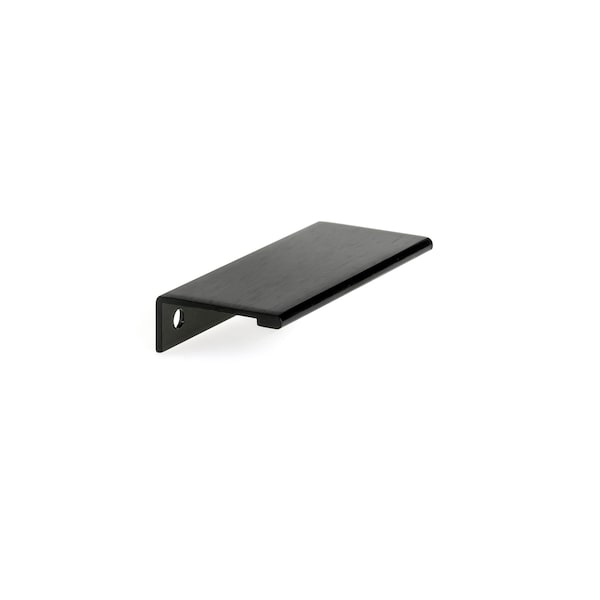 Richelieu 3-1/8 in. (80 mm) Center-to-Center Brushed Black Contemporary Edge Pull - BP989880990