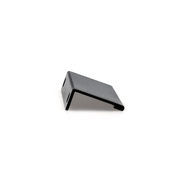 Richelieu 3-1/8 in. (80 mm) Center-to-Center Brushed Black Contemporary Edge Pull - BP989880990
