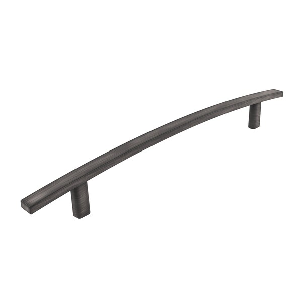 Richelieu Padova Collection 7 9/16-inch (192 mm) Antique Nickel Transitional Rectangular Cabinet Bar Pull - BP650192143