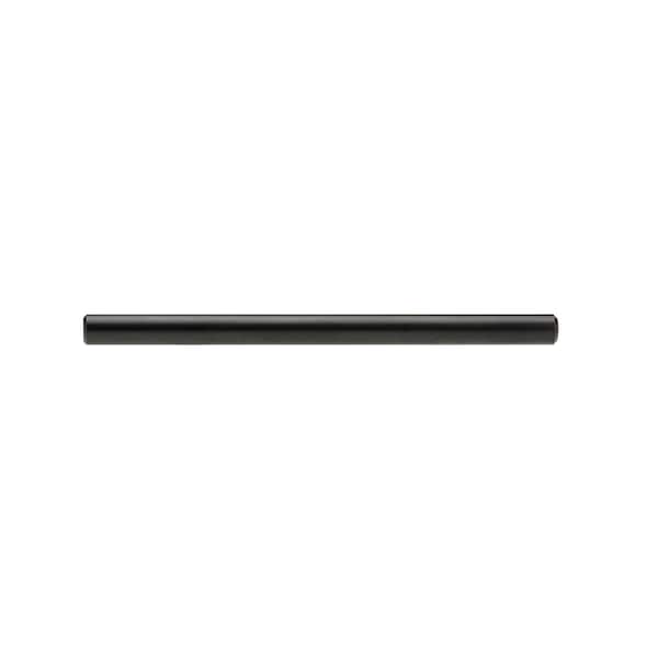 Richelieu 3 3/4 in (96 mm) Center-to-Center Matte Black Contemporary Drawer Pull - BP30596900