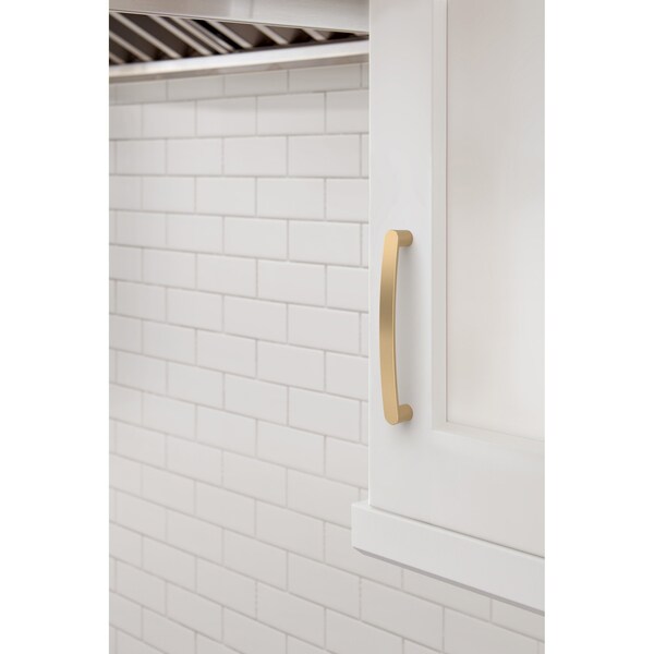Amerock Rift 5-1/16 inch 128mm Center-to-Center Champagne Bronze Cabinet Pull - BP36900CZ
