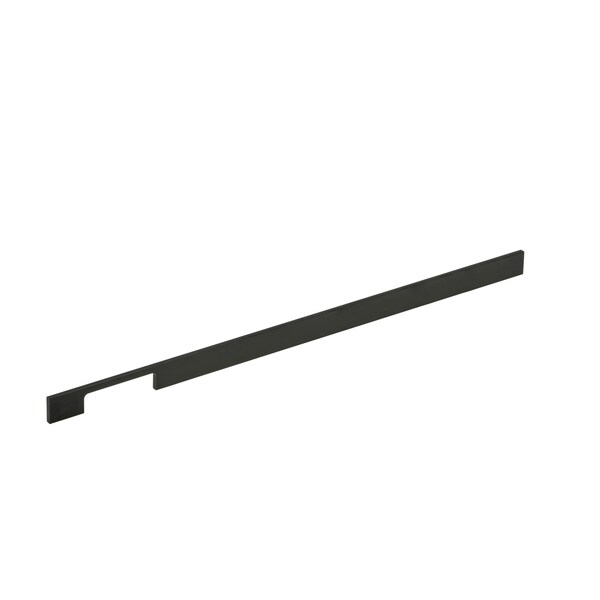 Richelieu 25 1/4 in (640 mm) Center-to-Center Matte Black Contemporary Drawer Pull - BP720640900
