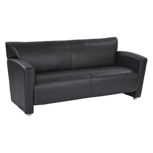 Office Star Sofa, 29" x 33-1/4", Upholstery Color: Black - SL2913S-U6