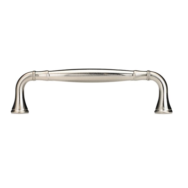 Richelieu 5-1/16 in. (128 mm) Center-to-Center Brushed Nickel Traditional Drawer Pull - BP790128195