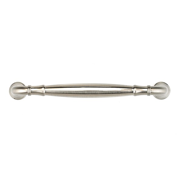Richelieu 5-1/16 in. (128 mm) Center-to-Center Brushed Nickel Traditional Drawer Pull - BP790128195