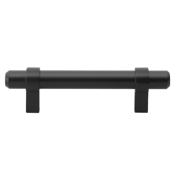 Gliderite Hardware 3 in. Center to Center Matte Black Solid Steel Bar Pull - 4005-76-MB, 10PK - 4005-76-MB-10