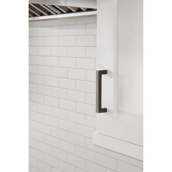 Amerock Monument 3-3/4 inch 96mm Center-to-Center Oil Rubbed Bronze Cabinet Pull - 2000849