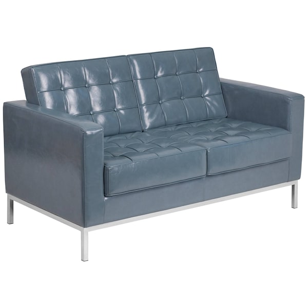 Flash Furniture Loveseat, 31" x 32", Upholstery Color: Gray - ZB-LACEY-831-2-LS-GY-GG