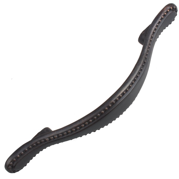 Gliderite Hardware 3 in. Center to Center Oil Rubbed Bronze Beaded Cabinet Pull - 4554-ORB, 5PK - 4554-ORB-5
