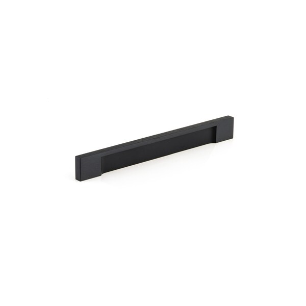 Richelieu 6 5/16 in (160 mm) Center-to-Center Brushed Black Contemporary Drawer Pull - BP13101160990