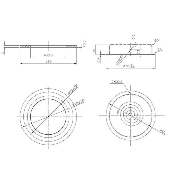 Richelieu Brushed Nickel Contemporary Recessed Cabinet Pull - 340279195