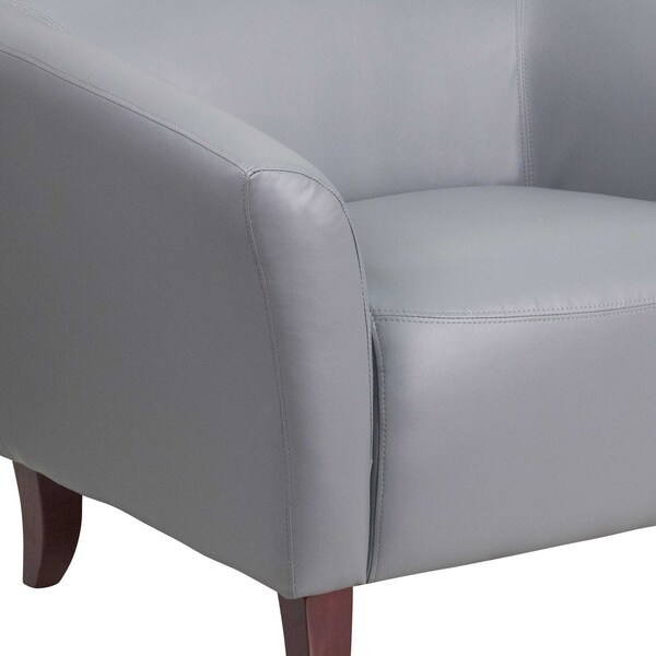 Flash Furniture Loveseat, 29" x 29", Upholstery Color: Gray - 111-2-GY-GG