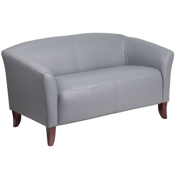Flash Furniture Loveseat, 29" x 29", Upholstery Color: Gray - 111-2-GY-GG