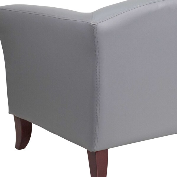 Flash Furniture Loveseat, 29" x 29", Upholstery Color: Gray - 111-2-GY-GG