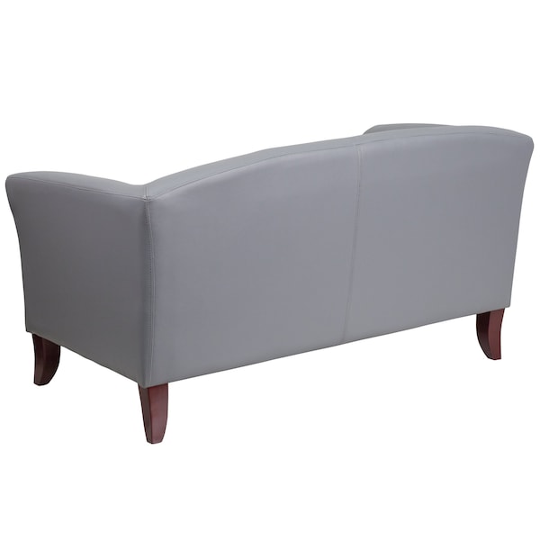 Flash Furniture Loveseat, 29" x 29", Upholstery Color: Gray - 111-2-GY-GG