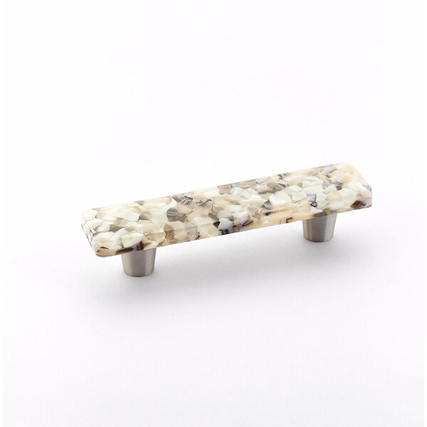 Schaub 3in Center to Center Ice Cabinet Pull Sable Pebbles Finish - 30-SBP