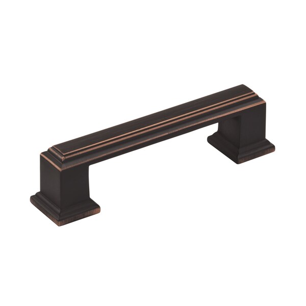 Amerock Appoint 3 in 76 mm Center-to-Center Oil Rubbed Bronze Cabinet Pull - BP36764ORB