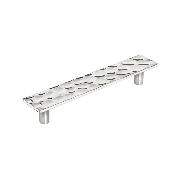 Amerock Kamari 5-1/16 in 128 mm Center-to-Center Polished Nickel Cabinet Pull - BP36823PN